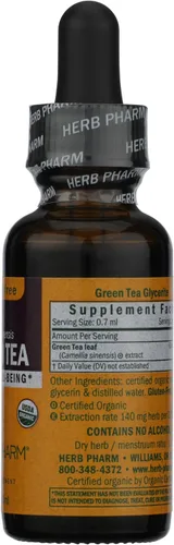 Miniatura 6 de HERB PHARM Glicerita de hierbas de té verde, 2 libras (GLGTEA01), 1 onza líquida (paquete de 1)