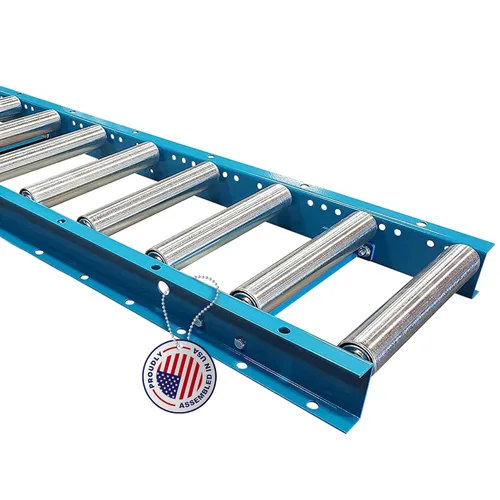 Miniatura 2 de Rieles de guía para rodillos de 1.5 ″ Ruedas de patín y transportadores por gravedad - Accesorios industriales para mesas de rodillos, Rieles