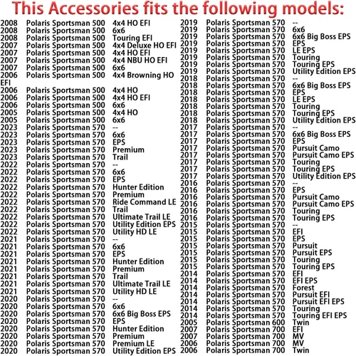 Miniatura 6 de 7041762 Amortiguadores de punta delantera para Polaris ACE 325 500 570 900 Scrambler 400 500 Sportsman 400 500 570 600 700 800 Trail Blazer 250 330