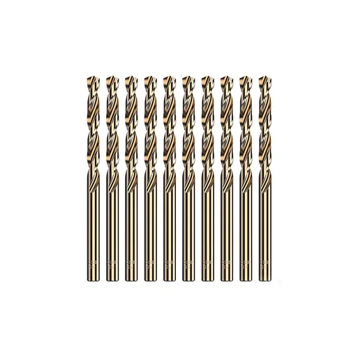 Miniatura 12 de HUHAO Juego de brocas de cobalto de 1/50 pulgadas, acero de alta velocidad M43 de 135 grados con punta de giro para metal endurecido acero