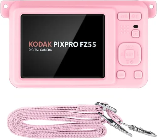 Miniatura 23 de Funda de silicona para cámara digital Kodak PIXPRO Friendly Zoom FZ45 16MP (funda negra)