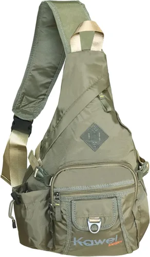 Miniatura 7 de Bolso bandolera grande, mochila para portátil, bolso de mensajero cruzado, mochila de viaje para el hombro, B-gris claro, Grande, Bolso bandolera