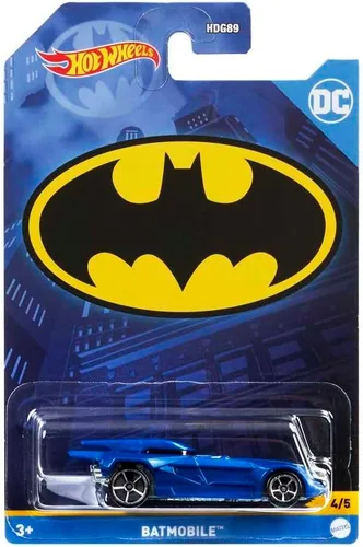 Miniatura 5 de Hot Wheels - Batmobile 1:64 Escala Diecast Car - Azul - DC Batman Series