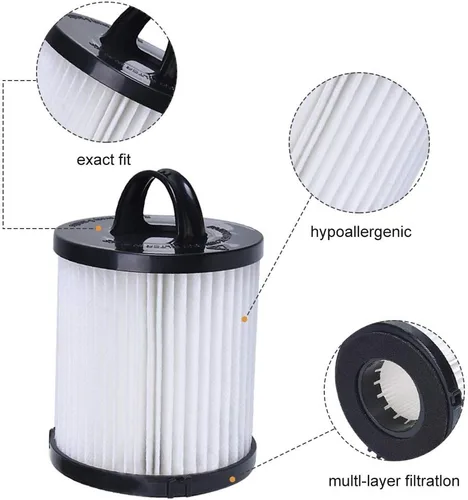 Miniatura 4 de SaferCCTV Filtro de escape EF6 HEPA de repuesto y filtro de taza de polvo al vacío DCF-21 reemplaza la pieza # 67821, 68931, 68931A, EF91 compatible