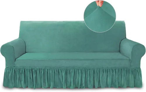 Miniatura 36 de NICEEC Funda de Sofá Súper Suave de 1 Pieza Azul Marino Funda Elástica para Sofás Stretch Universal de Spandex Fundas para Sofás para Sala de Estar