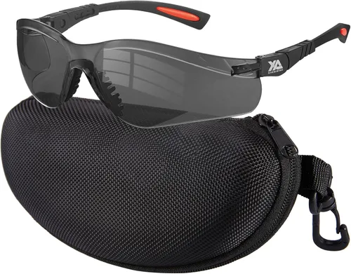 Miniatura 9 de xaegistac Gafas de tiro antivaho, protección ocular para el campo de tiro, lentes de seguridad ajustables con estuche rígido con cremallera