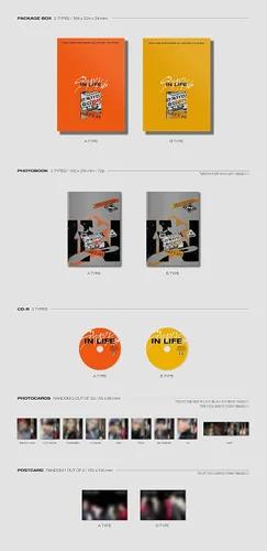 Miniatura 3 de Stray Kids - ENTRADAS (In Life) [Standard Ver. - Juego completo A+B] (1er álbum reempaque) [Pre-Order] 2CD+2Photobook+2 Póster plegado+2 Beneficios