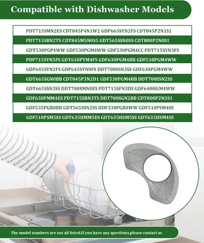 Miniatura 3 de Filtro grueso de plástico de repuesto para lavavajillas #WD22X25465 partes se adapta a lavavajillas GE Hotpoint, reemplaza 4962337, AP6976529
