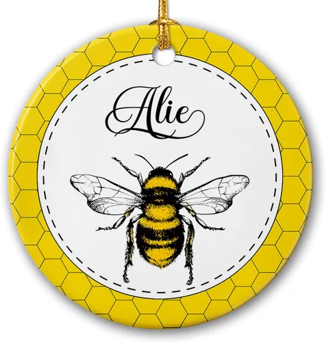 Miniatura 13 de Adornos de Navidad personalizados de animales del bosque 2026, primera decoración de árbol de Navidad del bebé, adorno de primera Navidad, adorno