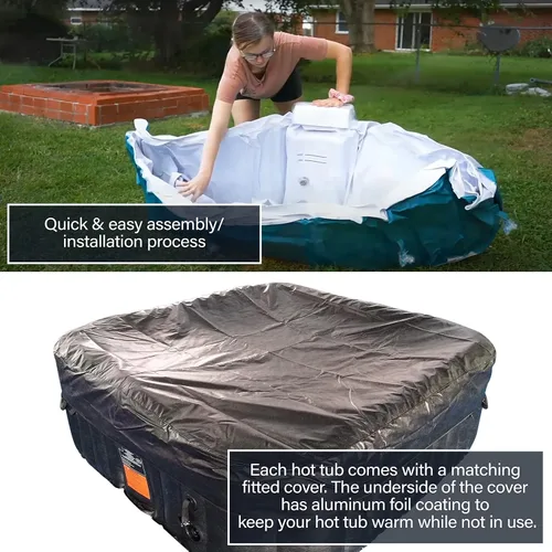 Miniatura 4 de ALEKO - Jacuzzi portátil inflable