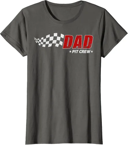 Miniatura 9 de Dad Pit Crew Race Car Birthday Family Matching Pit Crew Camiseta Pit Crew