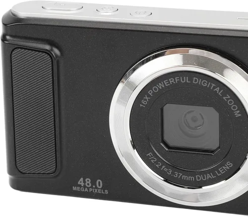 Miniatura 7 de Cámara digital de 48 MP con zoom digital de 16X, enfoque automático, grabación de video 4K, pantalla IPS, cámara digital pequeña, ligera