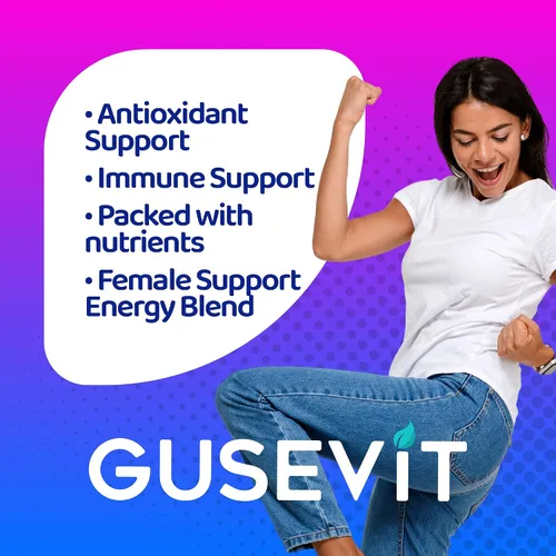 Miniatura 2 de Multivitamínico 37 en 1 para mujer para apoyo inmunológico y estrés, refuerzo de energía, salud ósea y de la piel y crecimiento del cabello