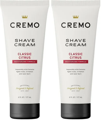 Miniatura 8 de Cremo Silver Water & Birch Crema de Afeitar, Crema de Afeitar Asombrosamente Superior Ultra-Deslizante para Hombres, Combate Cortadas, Cortes