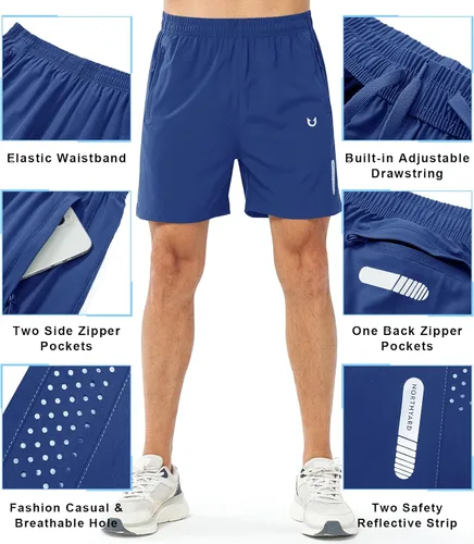 Miniatura 54 de NORTHYARD - Pantalones cortos deportivos para correr para hombres, ligeros, de secado rápido, 7, 5 o 9 pulgadas, para senderismo, deportes, gimnasio
