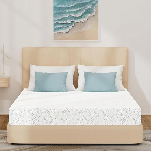Miniatura 13 de Colchón Full de Espuma Viscoelástica, Colchón de Espuma Viscoelástica de 10 Pulgadas en una Caja, Sin Fibra de Vidrio, Sensación Media, Capas