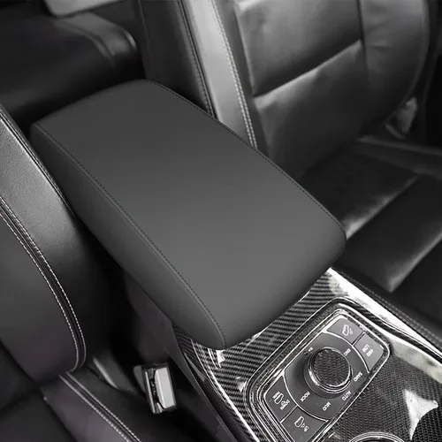 Miniatura 17 de AOMSAZTO Fundas de reposabrazos para Cadillac Escalade 2007-2014 Negro