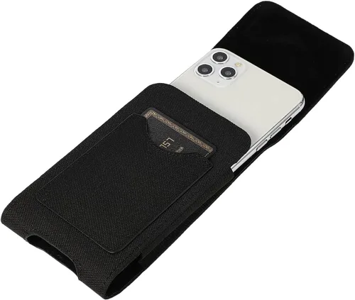 Miniatura 2 de Funda de nailon extra grande para teléfono celular con clip para cinturón para Samsung Galaxy S21 Ultra S22 Ultra S23 Ultra A05 A14 A04e A23 A13