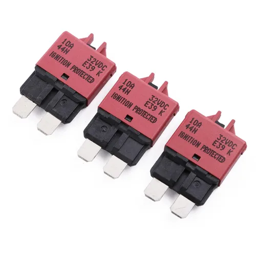 Miniatura 15 de Disyuntor de fusibles de reinicio manual de 12 V, 24 V, 3 A, ATO/ATC de perfil bajo – UL – Disyuntores reiniciables tipo 3 amperios, kit de fusibles