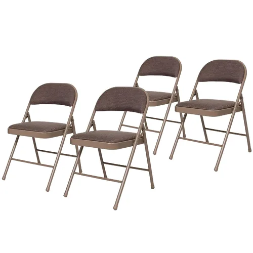 Miniatura 14 de OEF Furnishings OEF970 Series - Sillas plegables acolchadas de tela de alta calidad, asiento y respaldo acolchados cómodos para salas