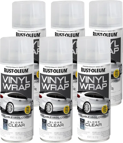 Miniatura 5 de Rust-Oleum Automotive 352724 Rust-Oleum - Aerosol de envoltura de vinilo, negro, 11 onzas (paquete de 6)