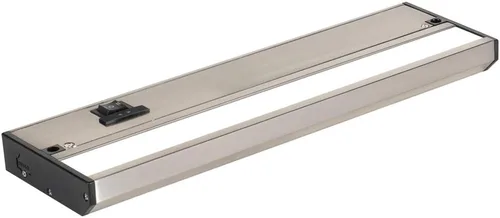 Iluminación LED bajo gabinete con cableado directo - 3CCT 12 pulgadas acabado satinado - Luces bajo gabinete para cocina - Luces bajo mostrador