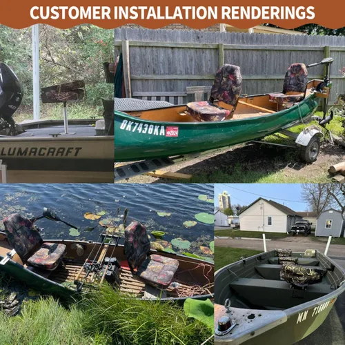 Miniatura 2 de Seamander - Paquete de 2 asientos de barco de 19 pulgadas de alto, asientos plegables para barco Wooldland Leaf Camo Tornillos de acero