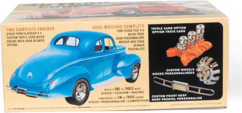 Miniatura 4 de AMT 1940 Ford Coupe 1:25 Kit de modelo a escala 1:25