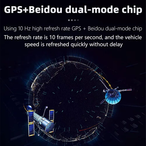 Miniatura 9 de Liiiyuan Velocímetro HUD, medidor de velocidad digital GPS con MPH, pantalla frontal para todos los coches, cable USB Plug & Play