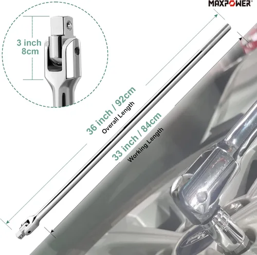 Miniatura 2 de MAXPOWER Barra rompedora de 36 pulgadas con impulsor de 3/4