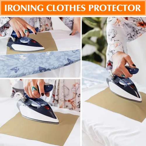 Miniatura 6 de Hoja de teflón para prensa de calor, paquete de 15 hojas de cubierta de transferencia de calor selizo resistentes al calor para Cricut Iron HTV