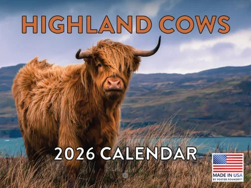 Miniatura 158 de Calendario alpaca 2026, calendario mensual de pared de 12 meses Hecho en Estados Unidos.