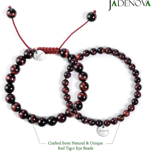 Miniatura 2 de JADENOVA - Brazalete de piedras de yoga para parejas