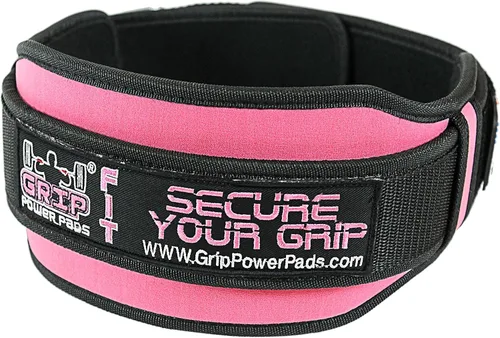 Miniatura 2 de Grip Power Pads Cinturón de levantamiento de pesas para mujer, gimnasio, fitness, sentadillas de culturismo, estocadas, peso muerto, levantamiento