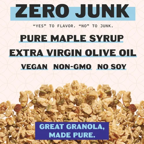 Miniatura 4 de Hudson Henry Granola, arce, pecana y coco, paquete de 12 onzas, paquete de 3, proyecto verificado sin OMG