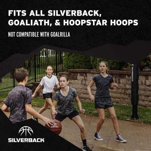 Miniatura 5 de Silverback Kit de anclaje de aro de baloncesto de 7 pulgadas diseñado para aros de baloncesto Silverback, Portero y Hoopstar