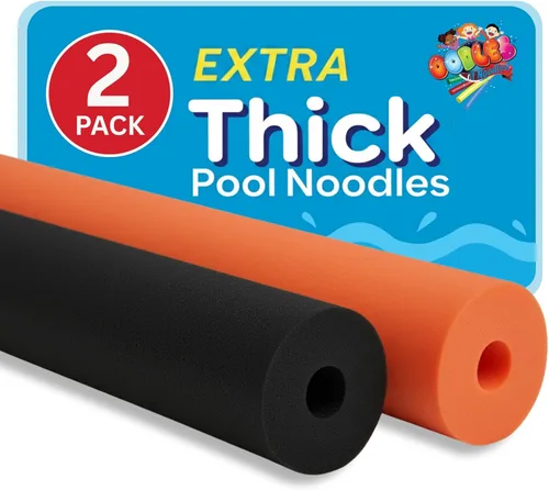 Miniatura 15 de Oodles of Noodles Foam Pool Swim Noodles 2 Pack, Hollow Core Swimming Foam Tube for Pool Floats, Buoyant for Beach, Water Play, Crafts, DIY Projects
