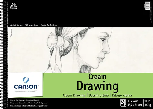 Miniatura 12 de Canson Artist Series Papel de Dibujo, Bloc con Espiral de Alambre, 9x12 pulgadas, 24 Hojas (80lb/130g) - Papel de Artista para Adultos y Estudiantes