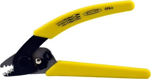 Miller Serie CFS-3 Herramienta pelacables de tres agujeros para técnicos de trabajo, electricistas e instaladores, herramienta segura de empalme de