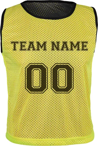 Miniatura 2 de Athllete Diseña tu propio chaleco de ScrimmageReversible PinniesTeam Practice Jerseys Top Tank con bolsa de transporte gratuita.