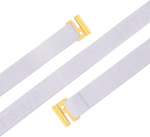 Miniatura 74 de Cinturón elástico ajustable – Cinturones para mujer, cinturón de cintura antideslizante, sin mostrar hebilla plana para mujer