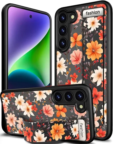 Miniatura 79 de Compatible para Samsung Galaxy S23 Funda Bonita con Correa Soporte Dedo Kickstand, Fundas de Silicona Geniales de Diseñador Funda Cover - Mariposa