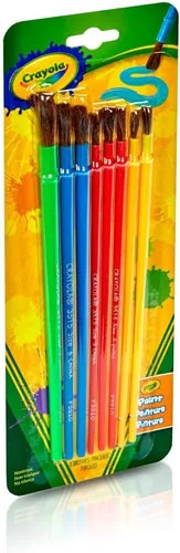 Miniatura 4 de Crayola Juego de pinceles de pintura para niños (8 quilates), suministros de pintura para niños, varios tamaños, suministros de arte y manualidades