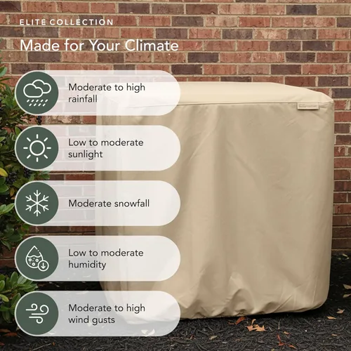 Miniatura 8 de Covermates Funda de aire acondicionado, protección duradera resistente a la intemperie para unidades al aire libre, poliéster Elite 300D, 30