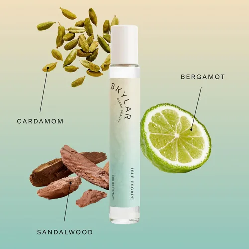 Miniatura 3 de Skylar - Perfume Isle Escape, Eau de Perfume, hipoalergénico y limpio, para mujeres y hombres, vegano y seguro, fresco, con notas de bergamota