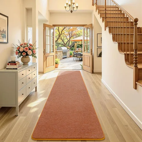 Miniatura 28 de Alfombra de pasillo lavable AROGAN de 2x8 para pasillo, alfombras largas con suave espuma viscoelástica para dormitorio, alfombras antideslizantes