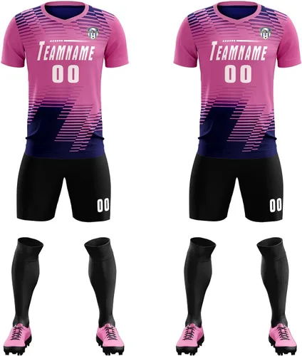 Miniatura 2 de Camiseta de fútbol personalizada con logotipo de cualquier nombre, camiseta de fútbol personalizada para hombres, mujeres y jóvenes