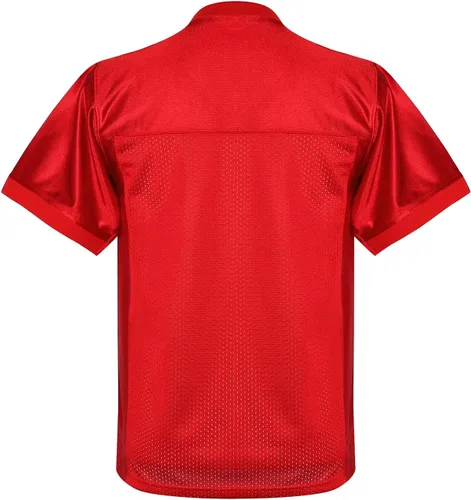 Miniatura 2 de Camiseta de fútbol americano para jóvenes, camiseta deportiva en blanco para niños