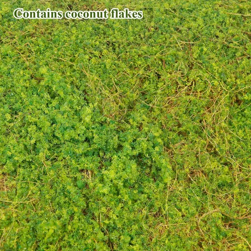 Miniatura 4 de FAICOIA Musgo artificial para decoración de 39 x 39 pulgadas, musgo falso para manualidades, musgo sintético para plantas de interior, césped Verde 1