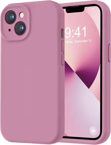 Miniatura 283 de LOVE 3000 Compatible con Funda para iPhone 15, [Cámara de Cobertura Completa de Silicona Suave] [Protección contra Caídas de 8 pies], Forro de Negro